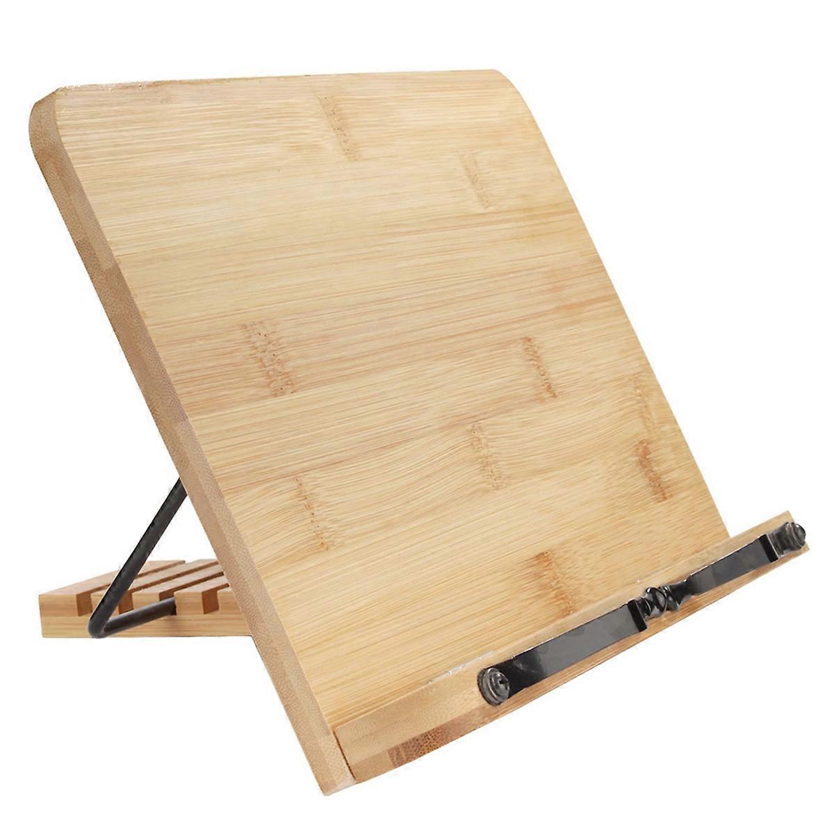 Bamboo Bookshelf Multi-Function Reading Bookshelf Suitable for Reading Mobile Phone Sheet Music Tab