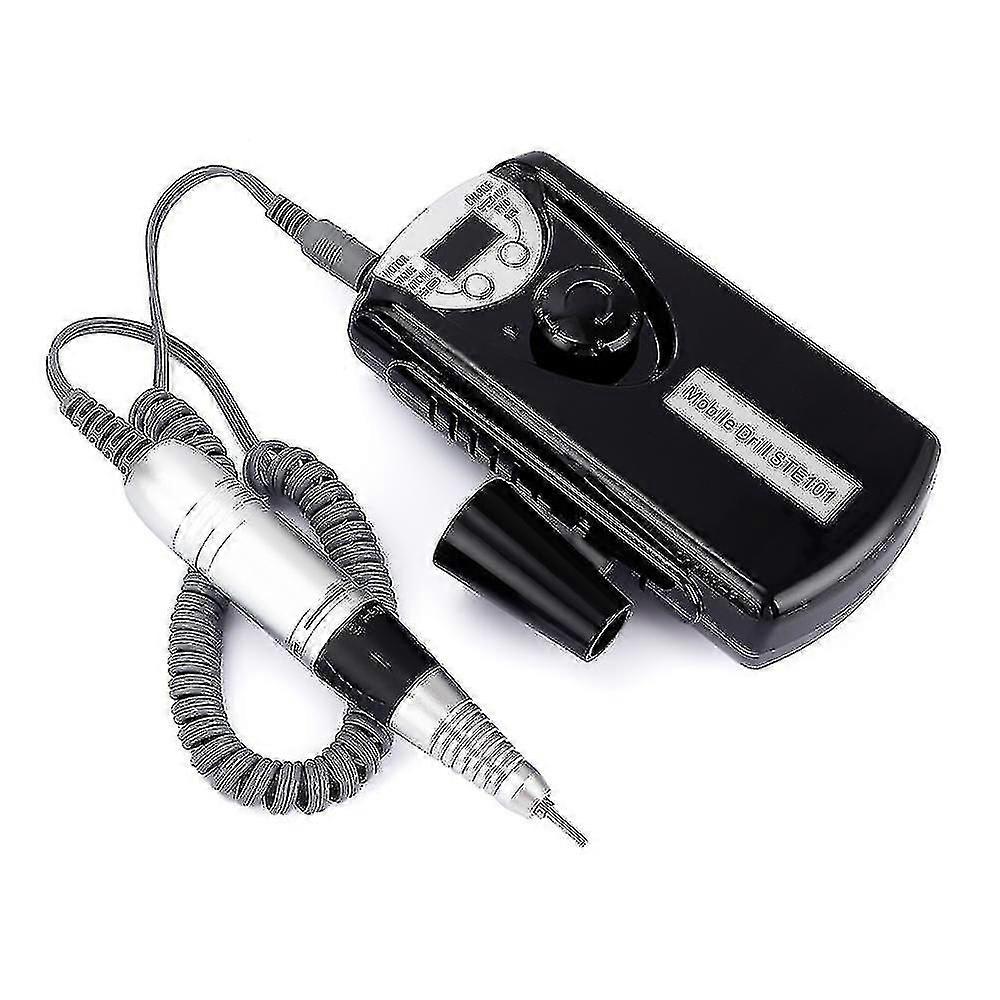 Nail Drill Machine Portable Machine Set For Cutter Device 30000rpm|electric Manicure Drills(black) [