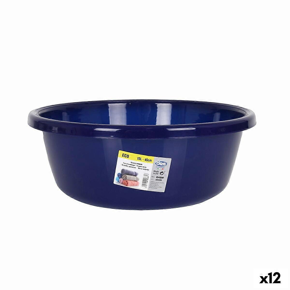 Washing-up Bowl Dem Eco 41 x 16 cm Circular Blue