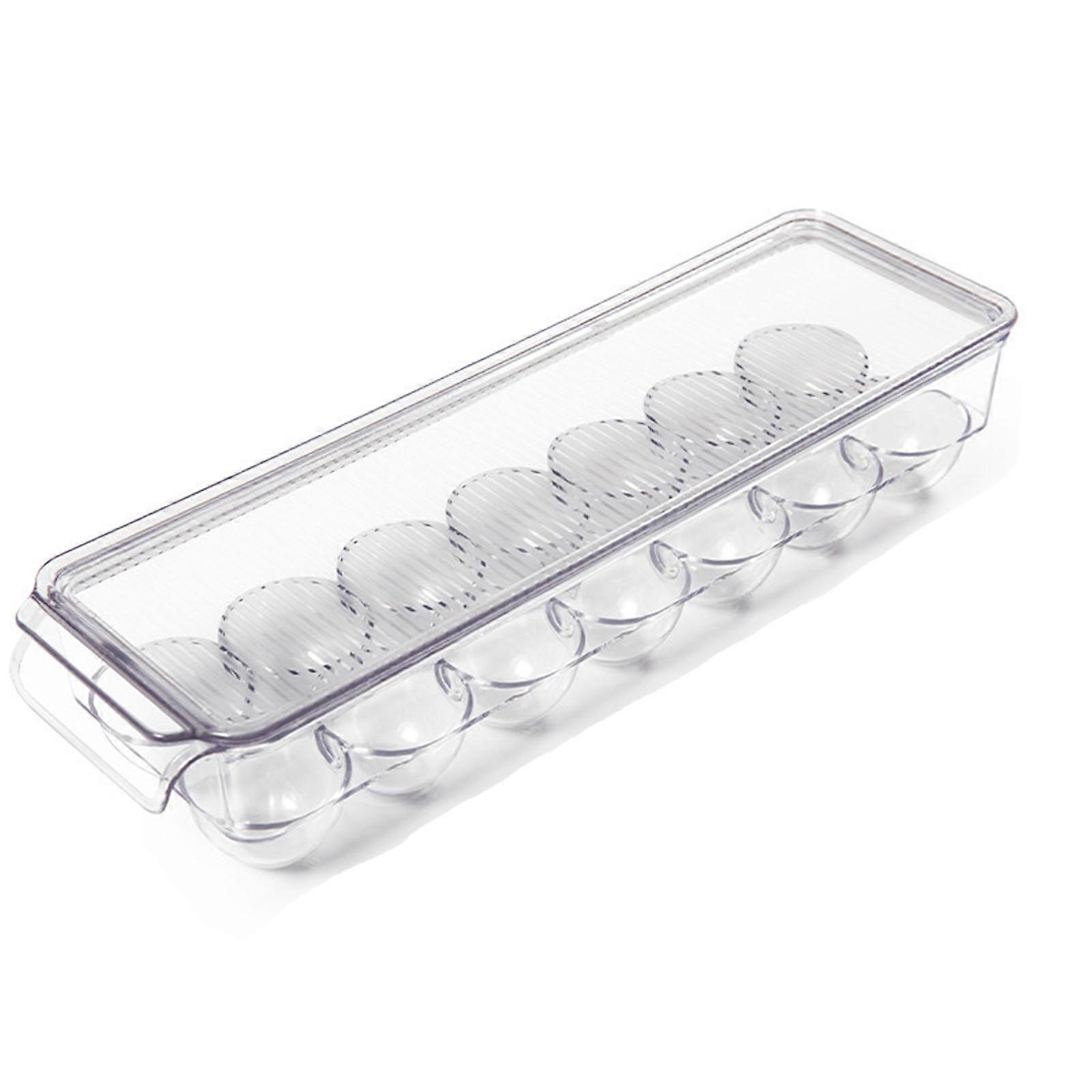 Refrigerator Food Storage Box with Handle Drawer Keep for Fresh Organizer Multicolor