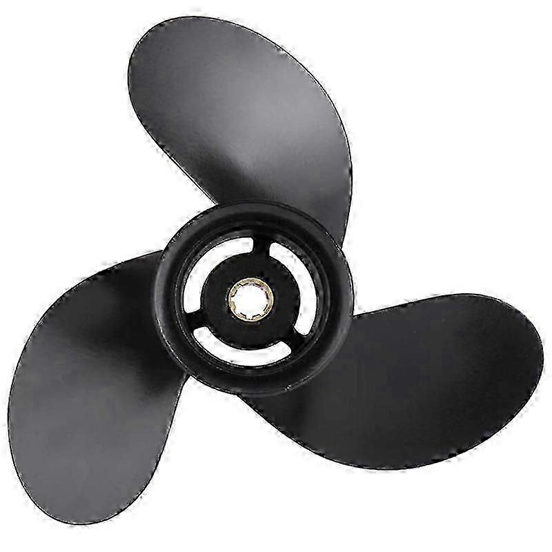 Marine Propeller 48-828156A12 Upgraded Aluminum Outboard Propeller 6/8/9.9/10/15HP compatible with Mercury Outbo
