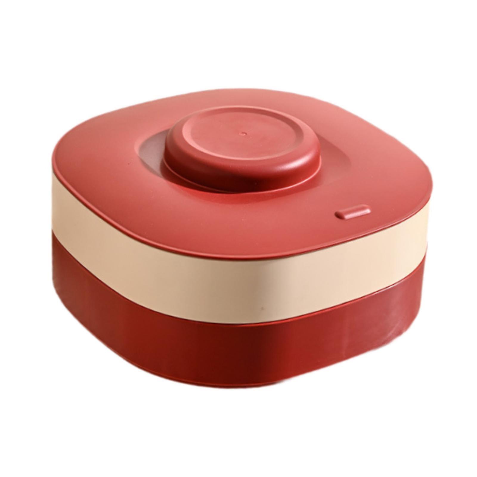 Divided Serving Tray Appetizer Tray Container Dustproof Nut and Candy Storage