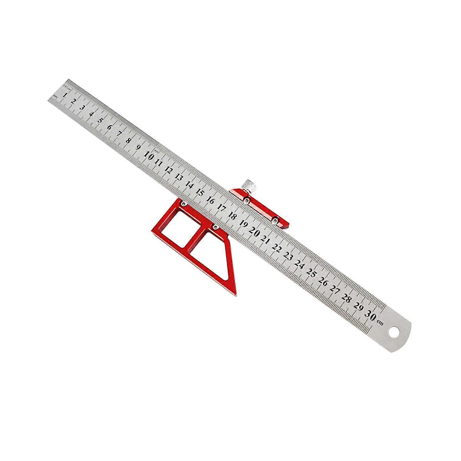 45 90 Degree Miter Triangle Ruler Woodworking Angle Ruler for Carpenter
