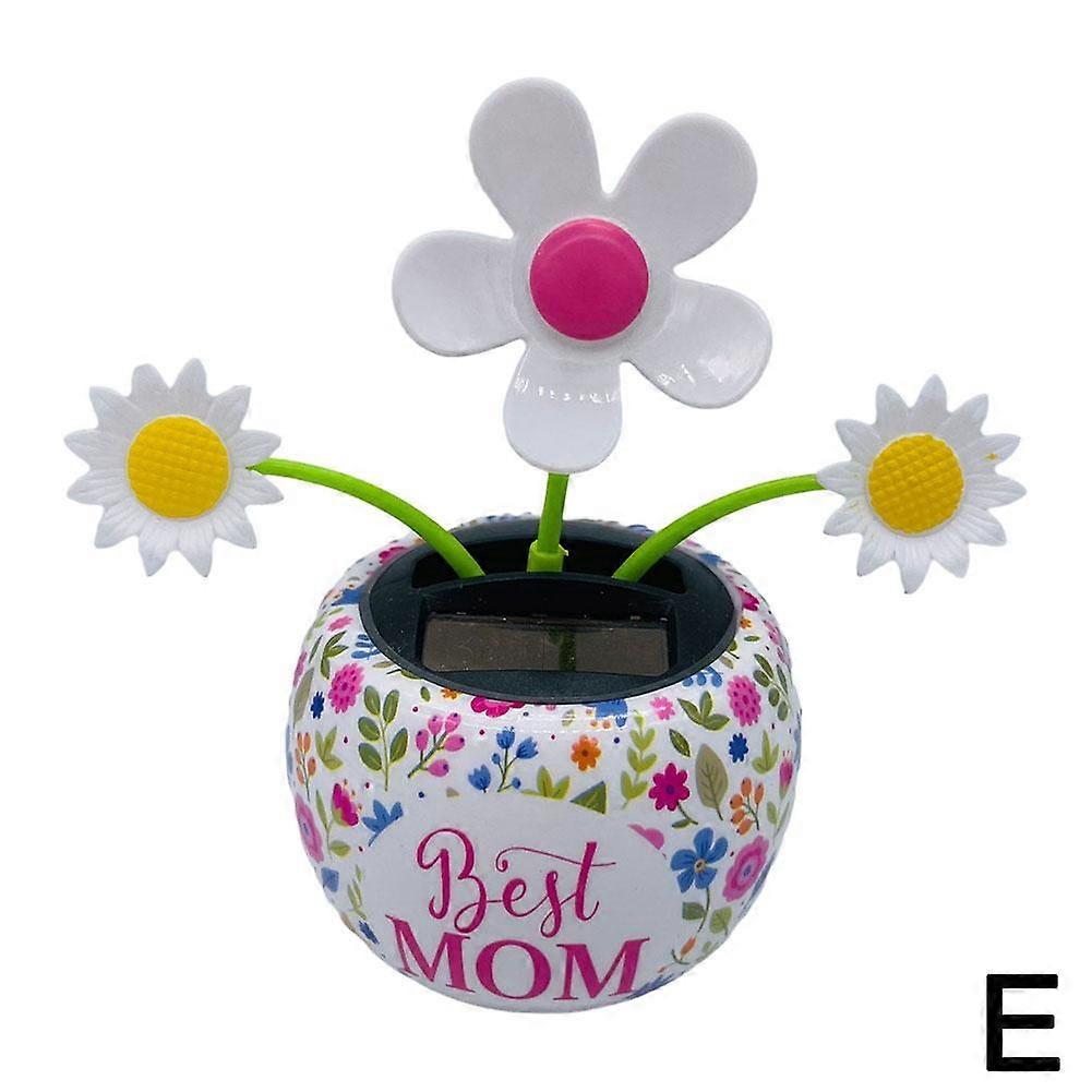 Ηλιακή ενέργεια αυτοκινήτου με κούνια Διακόσμηση Οικολογικό αυτοκίνητο Σπίτι Γραφείο Στολίδι Δώρο