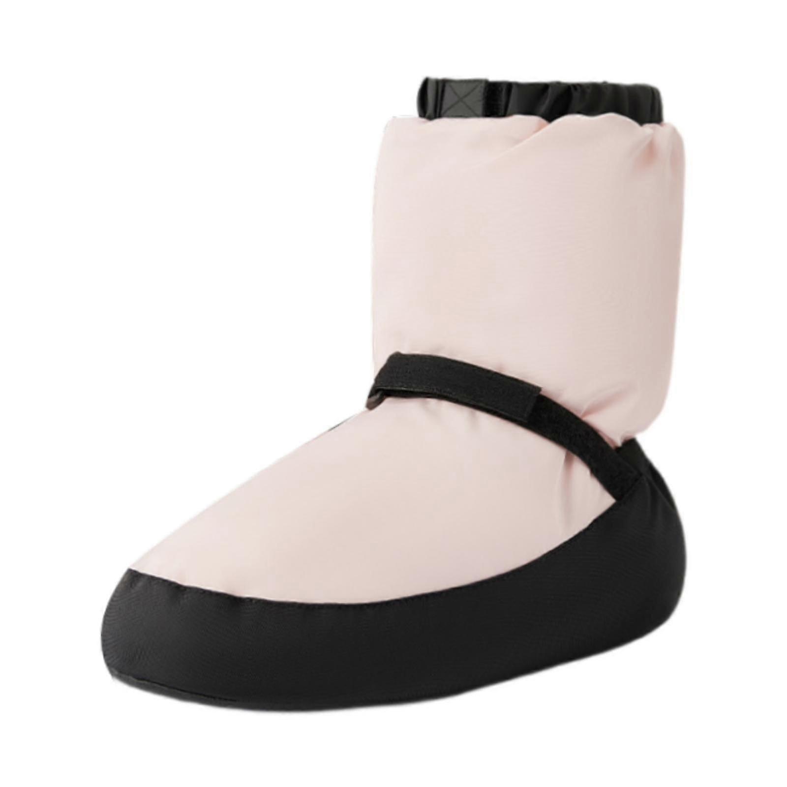 Thermal Comfortable Dance Shoes for Gymnastics Performance and Ballet Warm-Up Booties in Extra Small Size