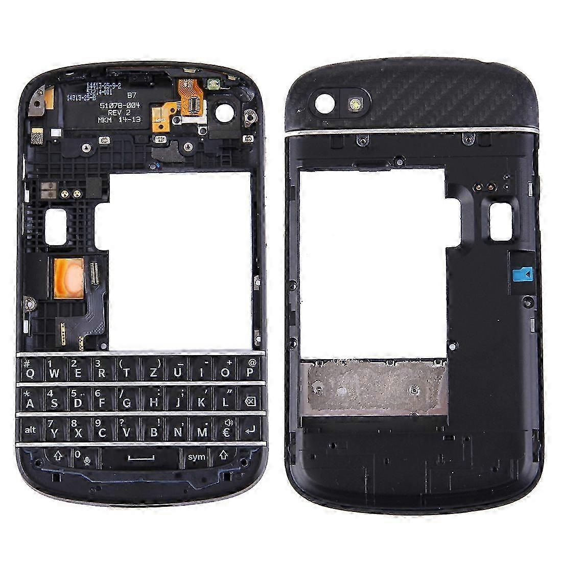 3 in 1 for BlackBerry Q10 (Keyboard + Middle Frame Bezel + Back Plate Housing Camera Lens Panel) Full Assembly Housing Cover 2025