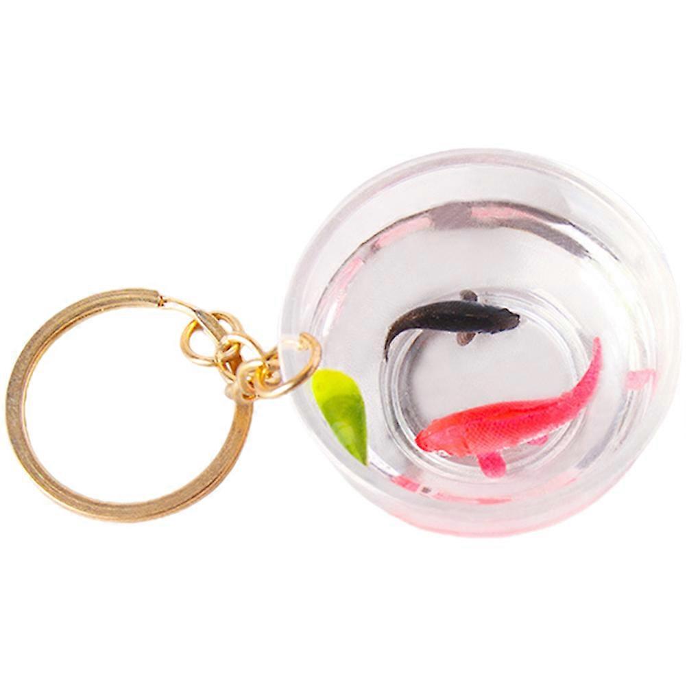 Water Theme Keychain, Functional Goldfish Decor for Backpacks Accessories, Unique Keepsake