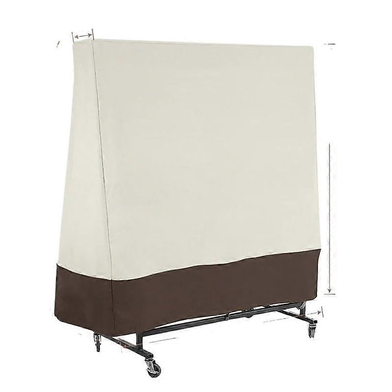 Table Pong Table Cover 300D, Waterproof Dustproof Protective Cover for Indoor Outdoor Storage, One Size