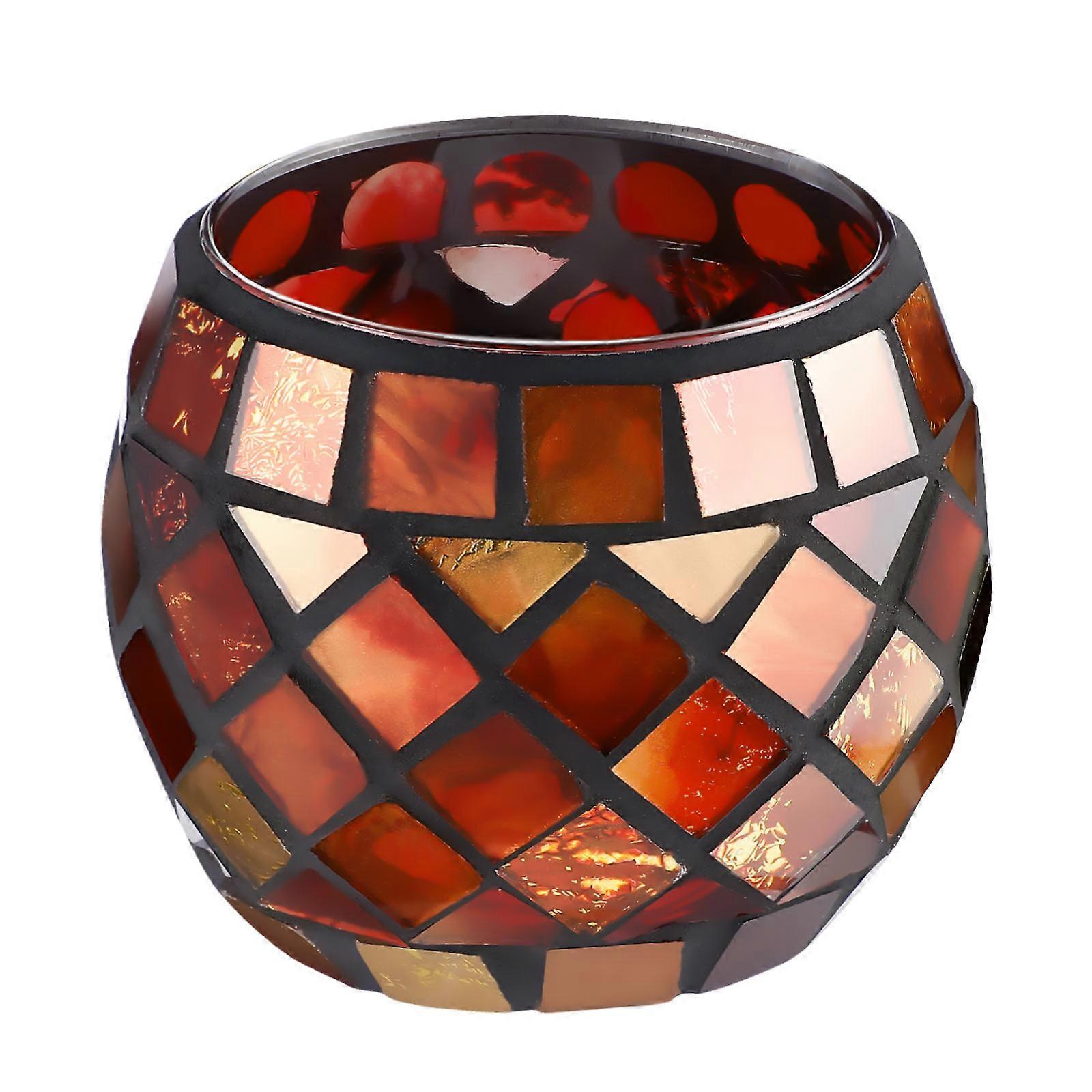 Mosaic Glass Votive Holder, Creating Stunning Lighting Effects