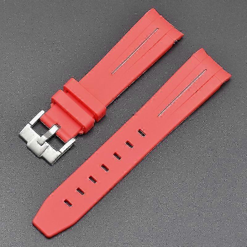 Swatch Omega Moon Planet Strap 20MM Red Square Buckle