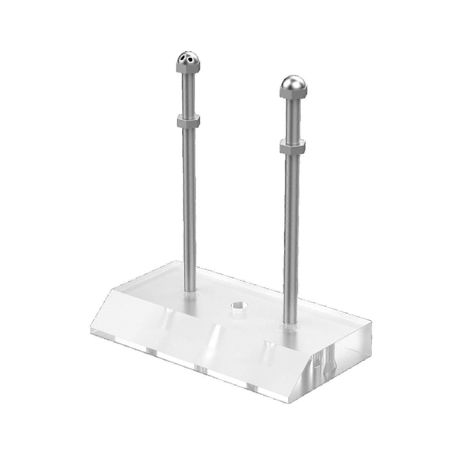 Skateboard Mount for Wall Mounting, Clear Acrylic, Adjustable Size, Holds Up to 10 Boards