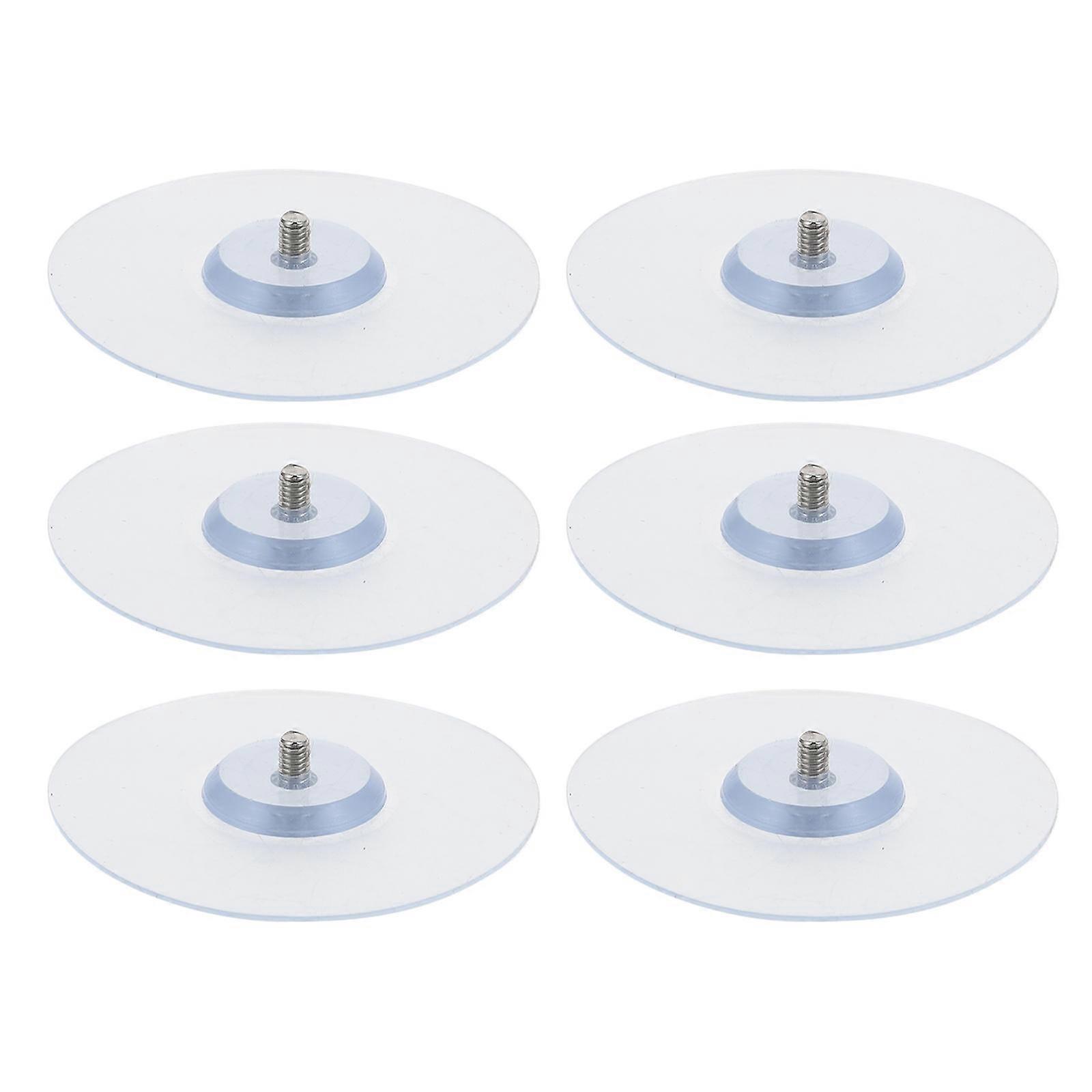 Adhesive Pull Handle Fixators 6pcs No Drill Door Knob Stickers for Cabinets, Durable & Easy Installation, Multi Purpose Use for Home Decoration