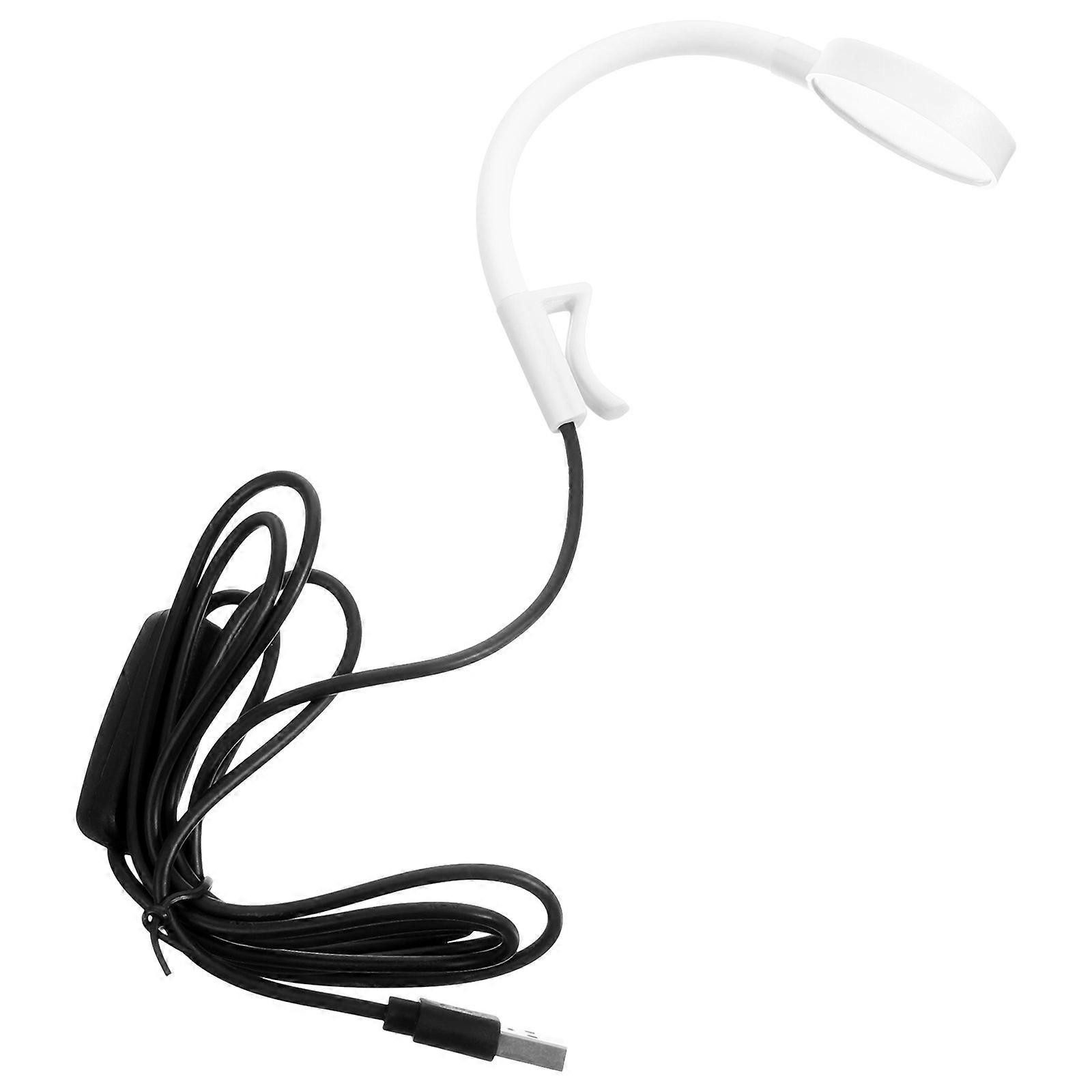Daily Use Aquarium Light Fish Tank Lamp Household Use Low Power Consumption Energy Saving White Color 1Pcs