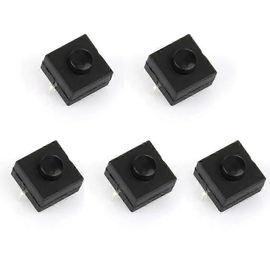 5pcs Multi Types Durable Flashlight Switch Push Button Lamp Button Switch Mini Environmental for Protection Switch Latch