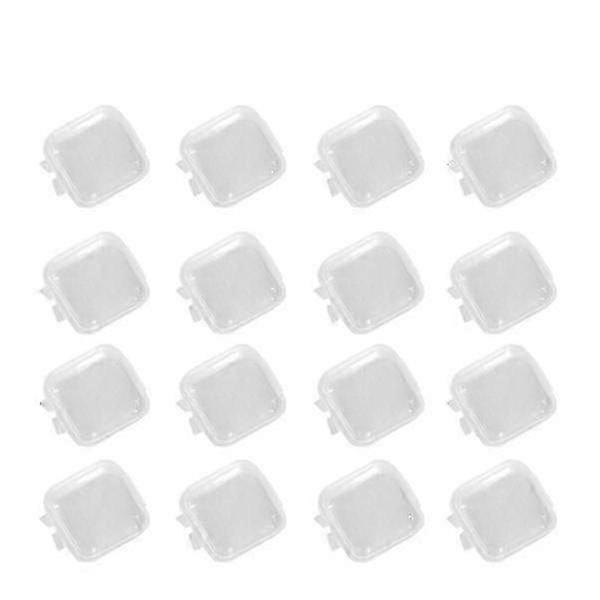 20 Pcs Transparent Plastic Empty Earplugs Case Earplugs Box Storage Case