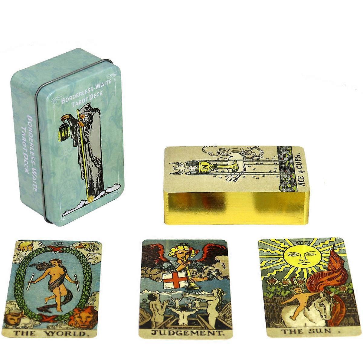 Hermit Tarot Deck Gold Foil - Tarot Cards for Beginners