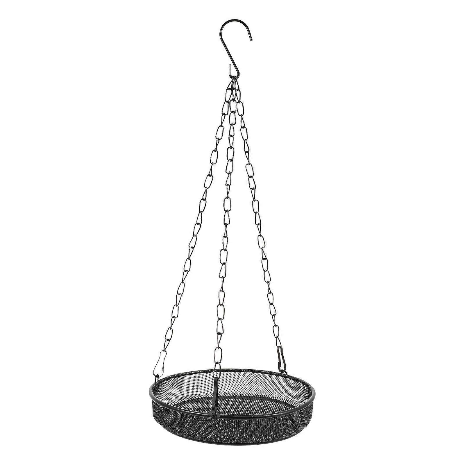 Outdoor Hanging Bird Feeder Durable Design, Large Capacity Food Holder for Garden or Balcony to Attract Wild Birds