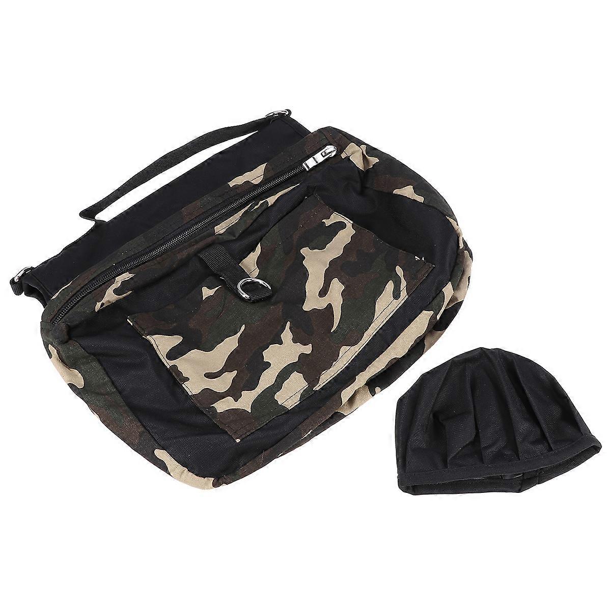 Dog Carrier For Hiking Waterproof Multi-Functional Pet Owners Puppy Backpack Camouflage Color 52 x 32 x 0.5 cm