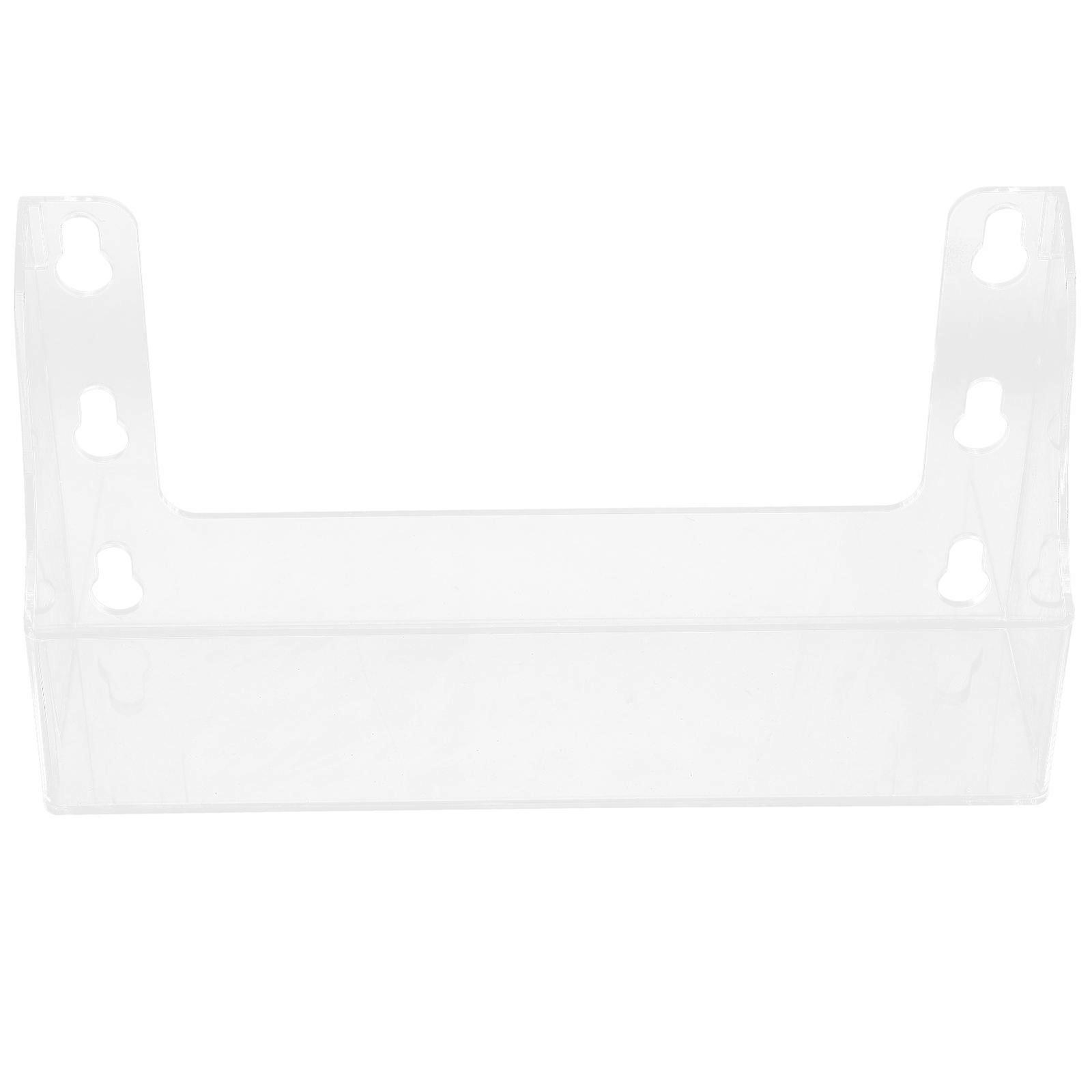 Drink Organizer For Fridge Suction Fixation Acrylic Storage Shelf Transparent Beverages Rack 1Set