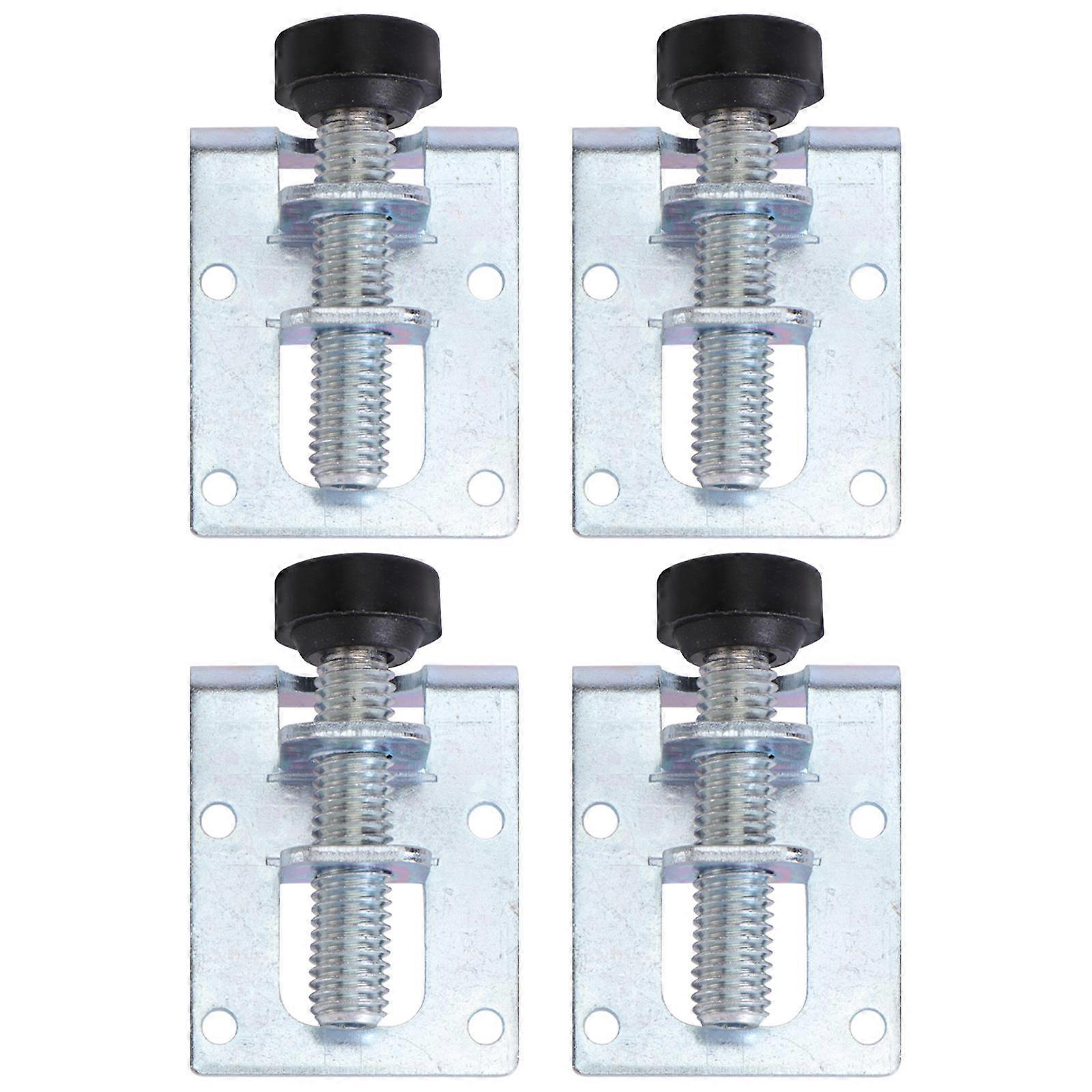 Cabinet Leveler Support Adjustable Furniture Legs Iron Zinc Plated for DIY Furniture 4Pcs