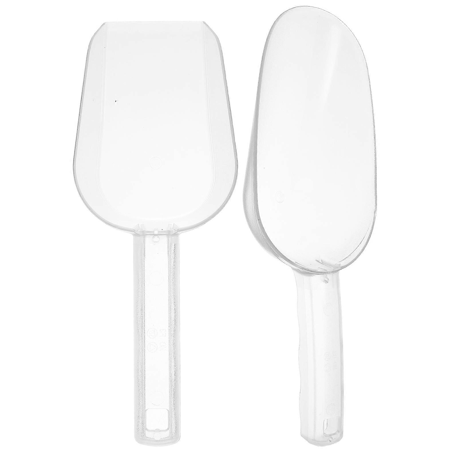 Plastic Ice Scoop Small Plastic Candy For Kitchen Use Home Users 2Pcs