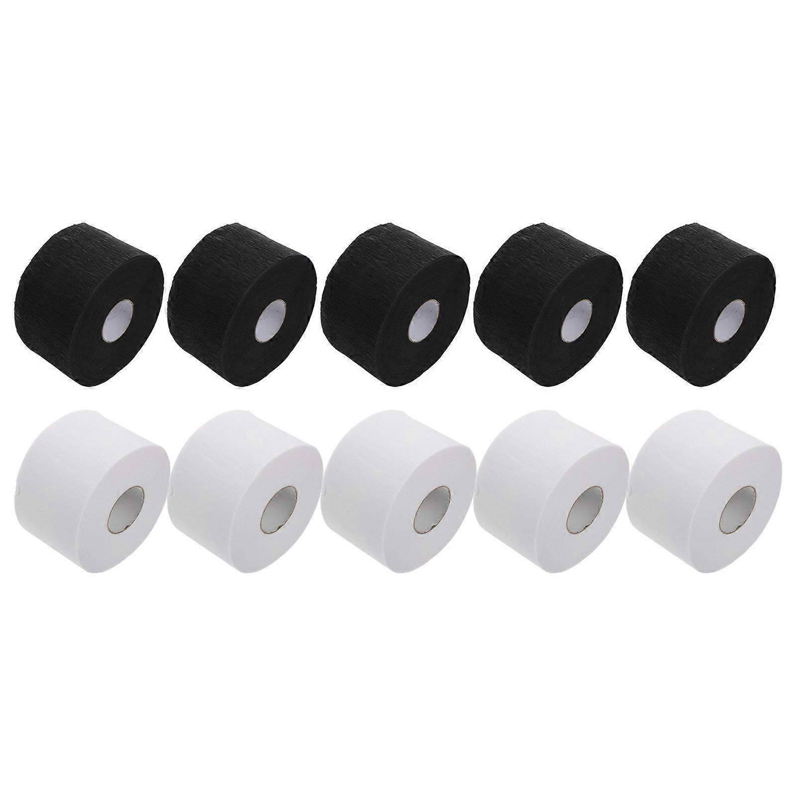 10 Rolls Disposable Barber Neck Strips Professional Neck Papers Assorted Color