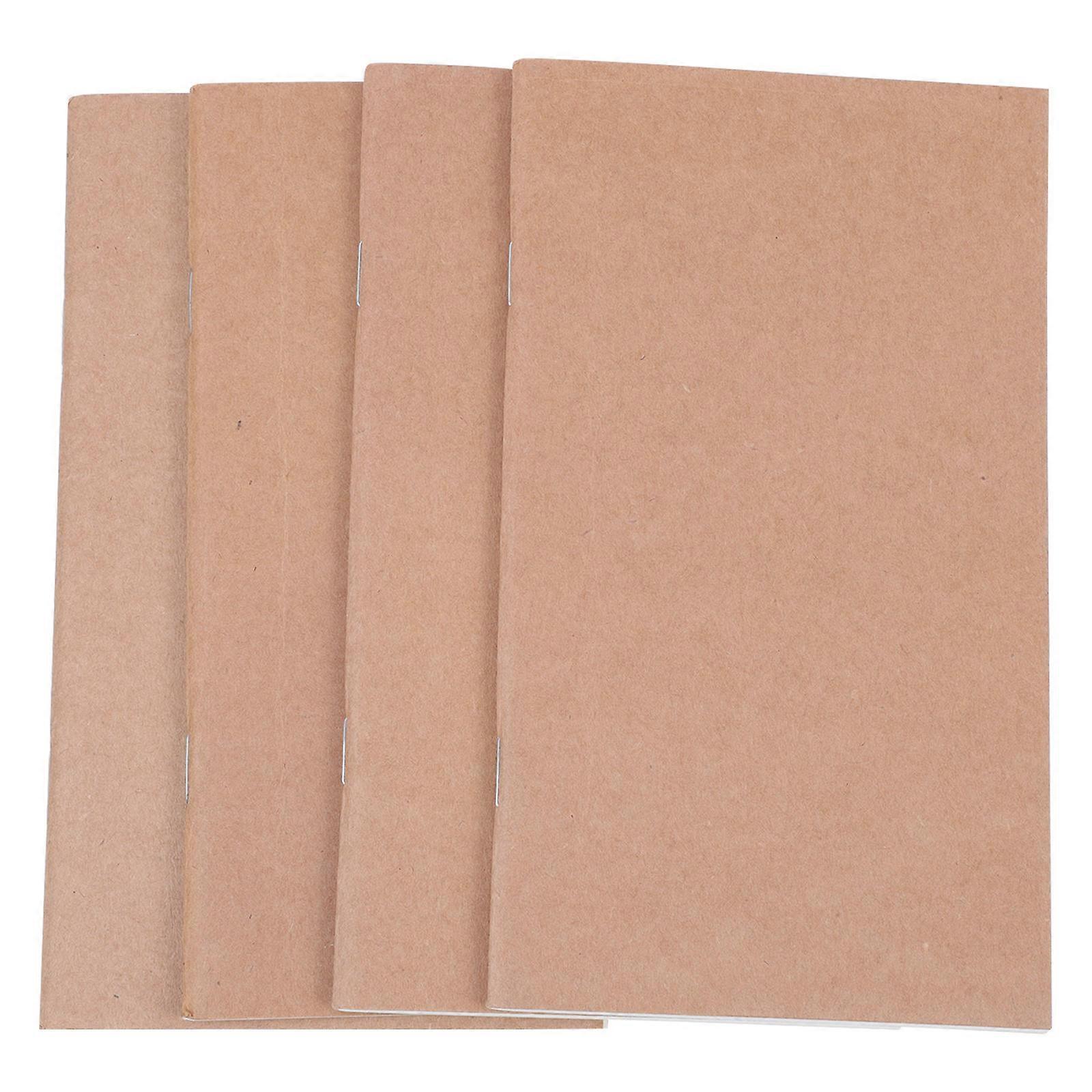 Travel Notebook Portable Loose Leaf Refill Papers Weekly Notepad Students Work 4Pcs