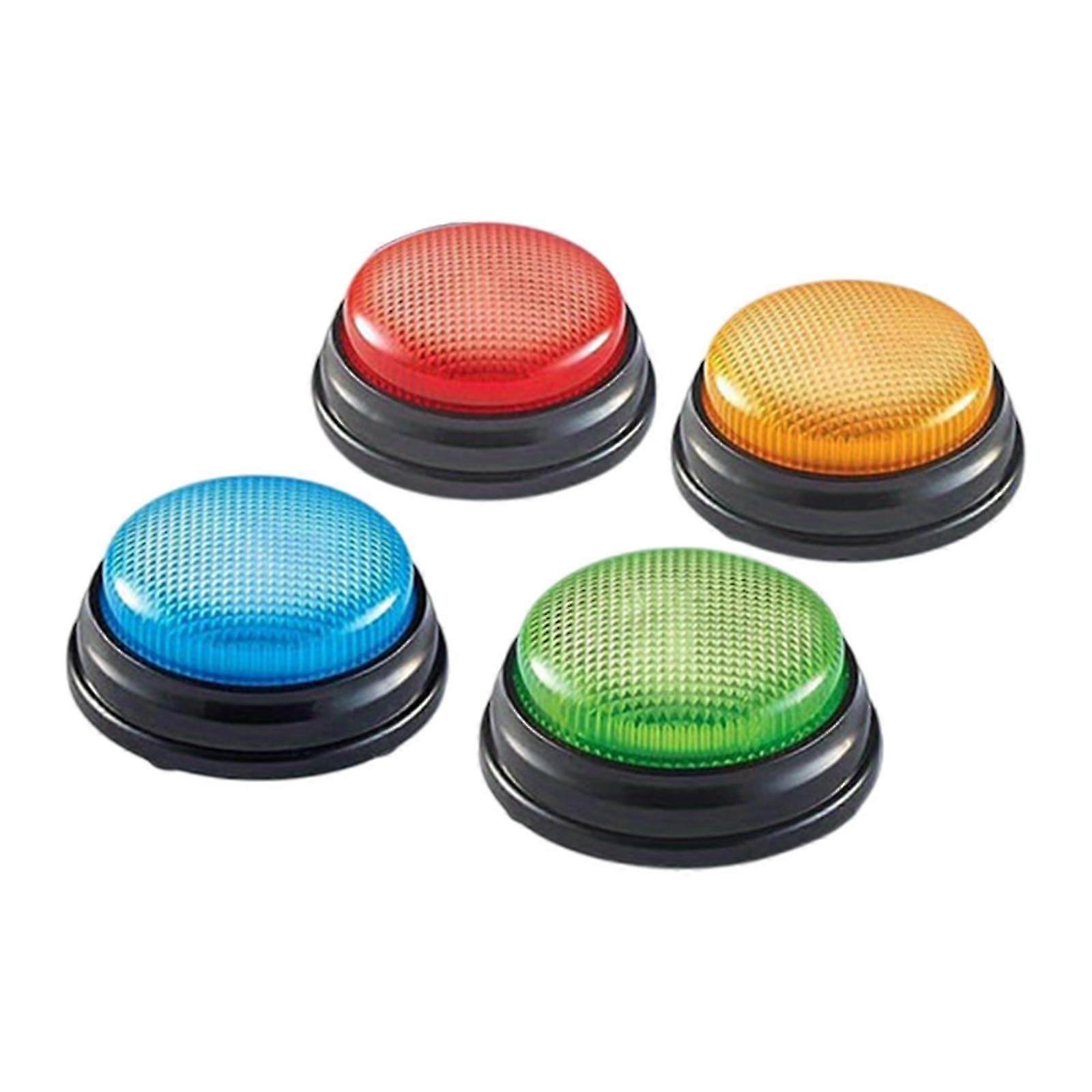 4 Pieces Quiz Game Buzzer System for Trivia Nights, Family Gatherings, and School Events