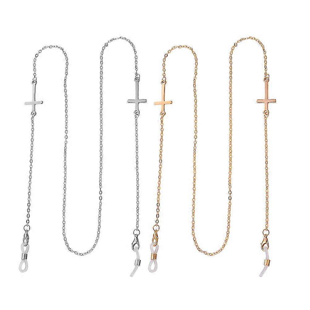 Glasses String Holder Prevent Loss Versatile Comfortable 2Pcs Assorted Color For Women