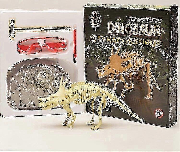 Dinosaur Excavation Kit for Kids - Educational DIY Science Toy with Skeleton Fossil