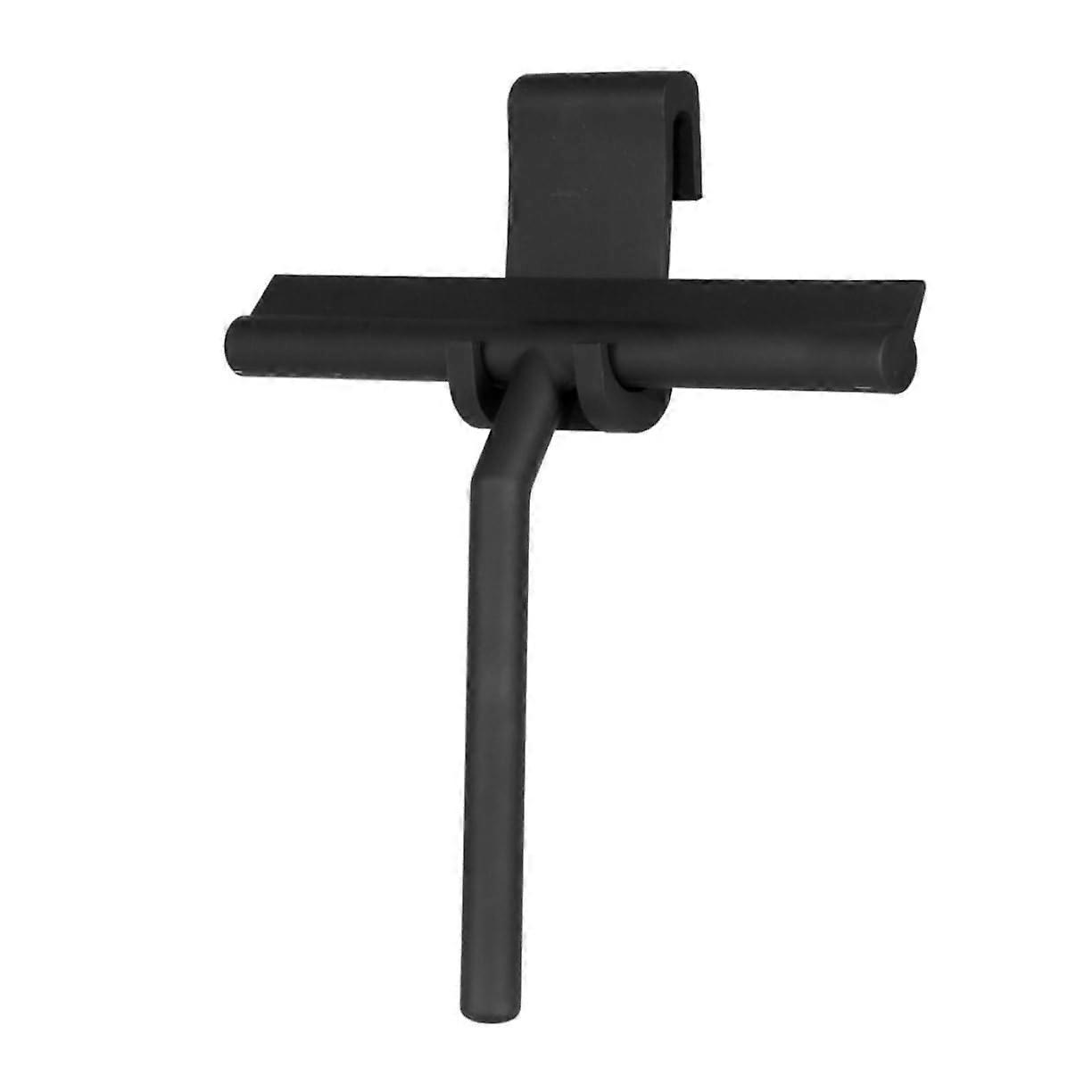 Window Squeegee for Manual Cleaning of Shower Cabins, Mirrors, Windows, and Tiles with Suction Cup for Easy Storage