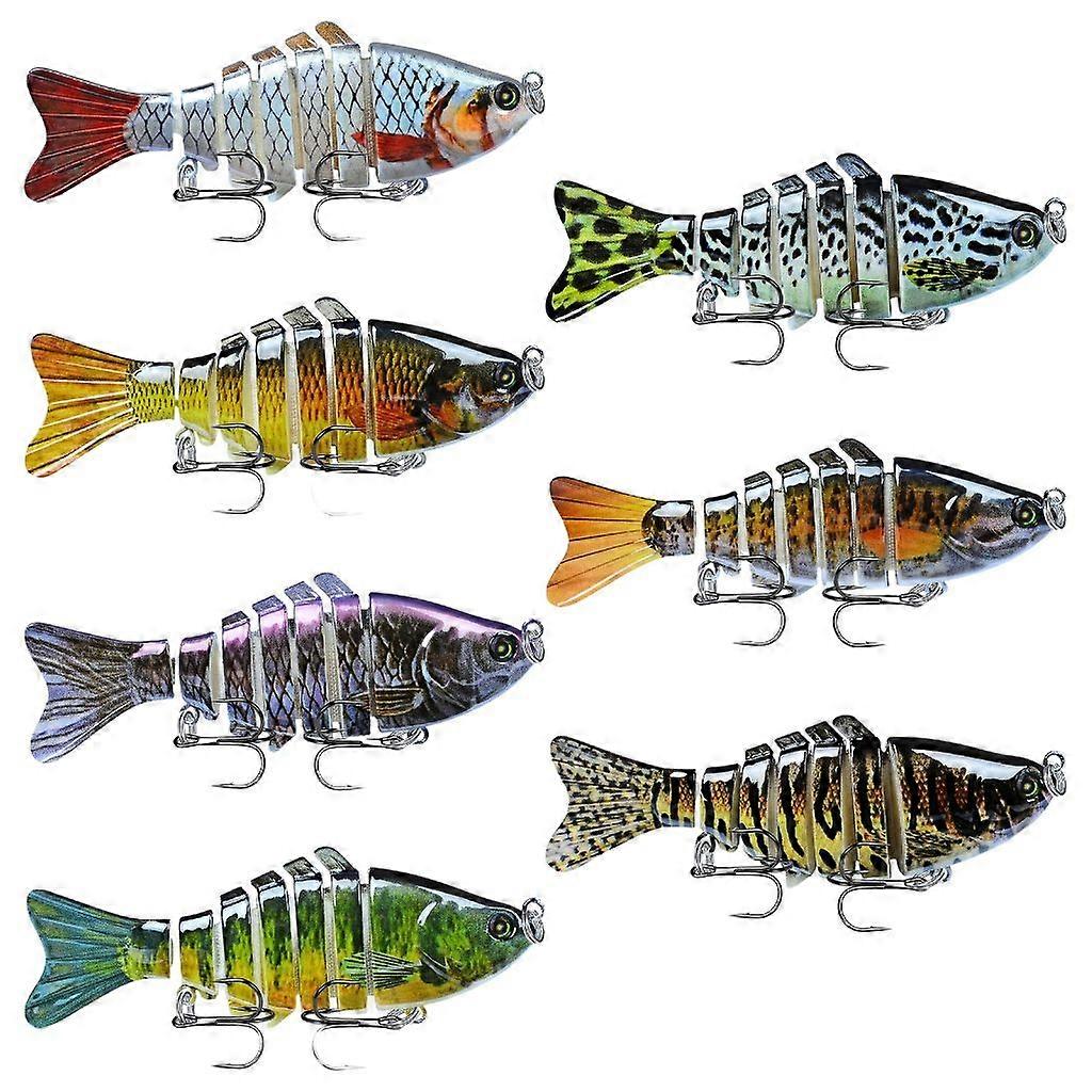 Konstgjorda hårda beten Multi Jointed Swimbaits Simning Beten 7 Segment