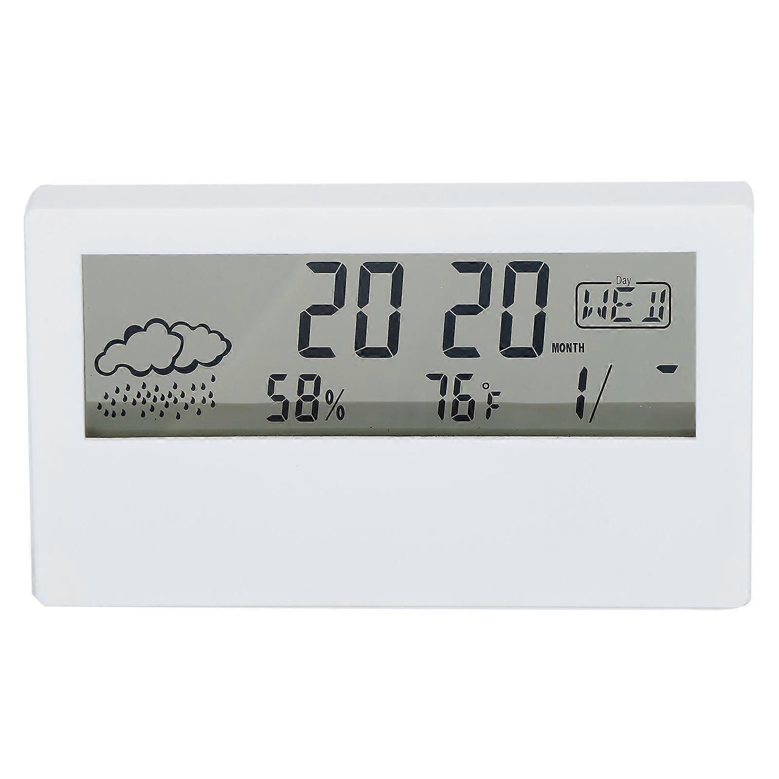 2025 Latest Model  Alarm Clock LED Temperature and Humidity Digital Display