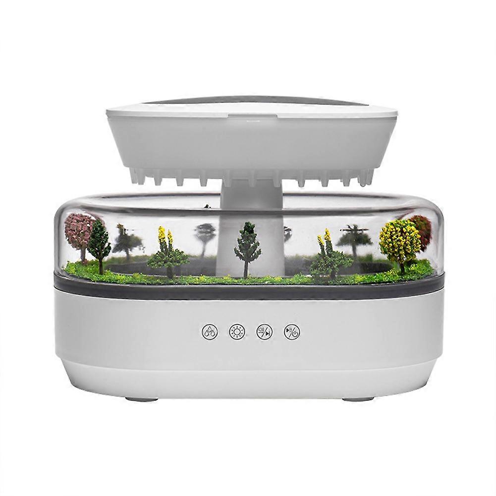 Landscape Aromatherapy Machine with Humidifier and LED Atmosphere Light for Home Bedroom European Regulations EU Plug