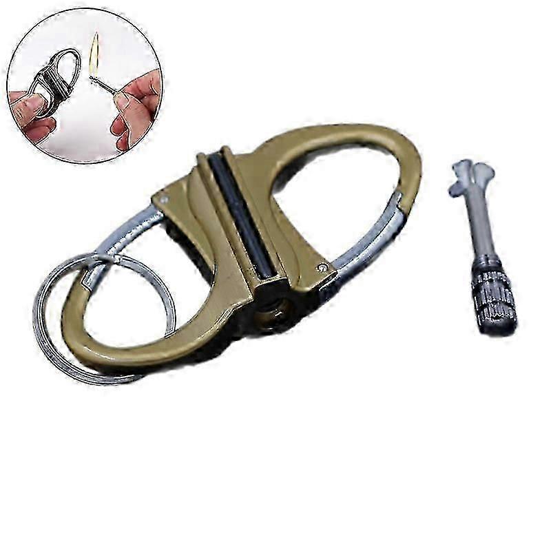 Permanent Match Infinity Lighter With Keychain, The Forever Lighter, Emergency Fire Starter Striker Set