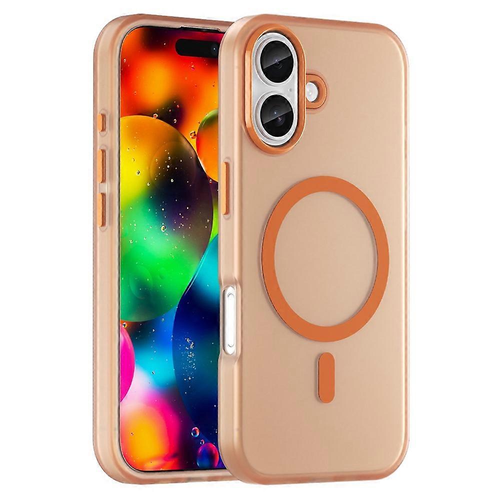 Compatible For iPhone 17 Case Compatible with MagSafe TPU + PC Slim Matte Translucent Phone Cover