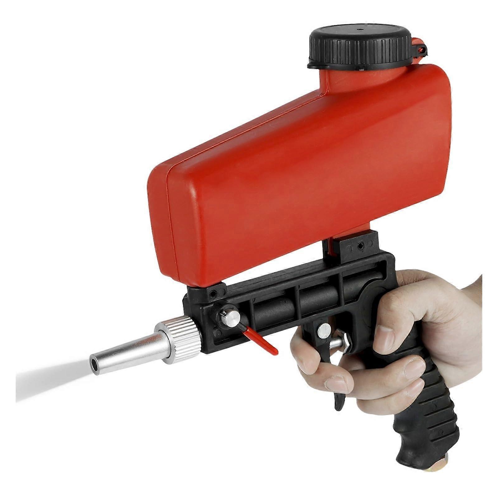Adjustable Sandblasting Gun Set Portable Pneumatic Blasting Machine Small Air Sandblaster for Precise Sanding Tasks