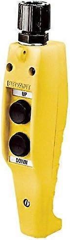 PCS002 Console de commande suspendue compacte On-Off Deux boutons, jaune