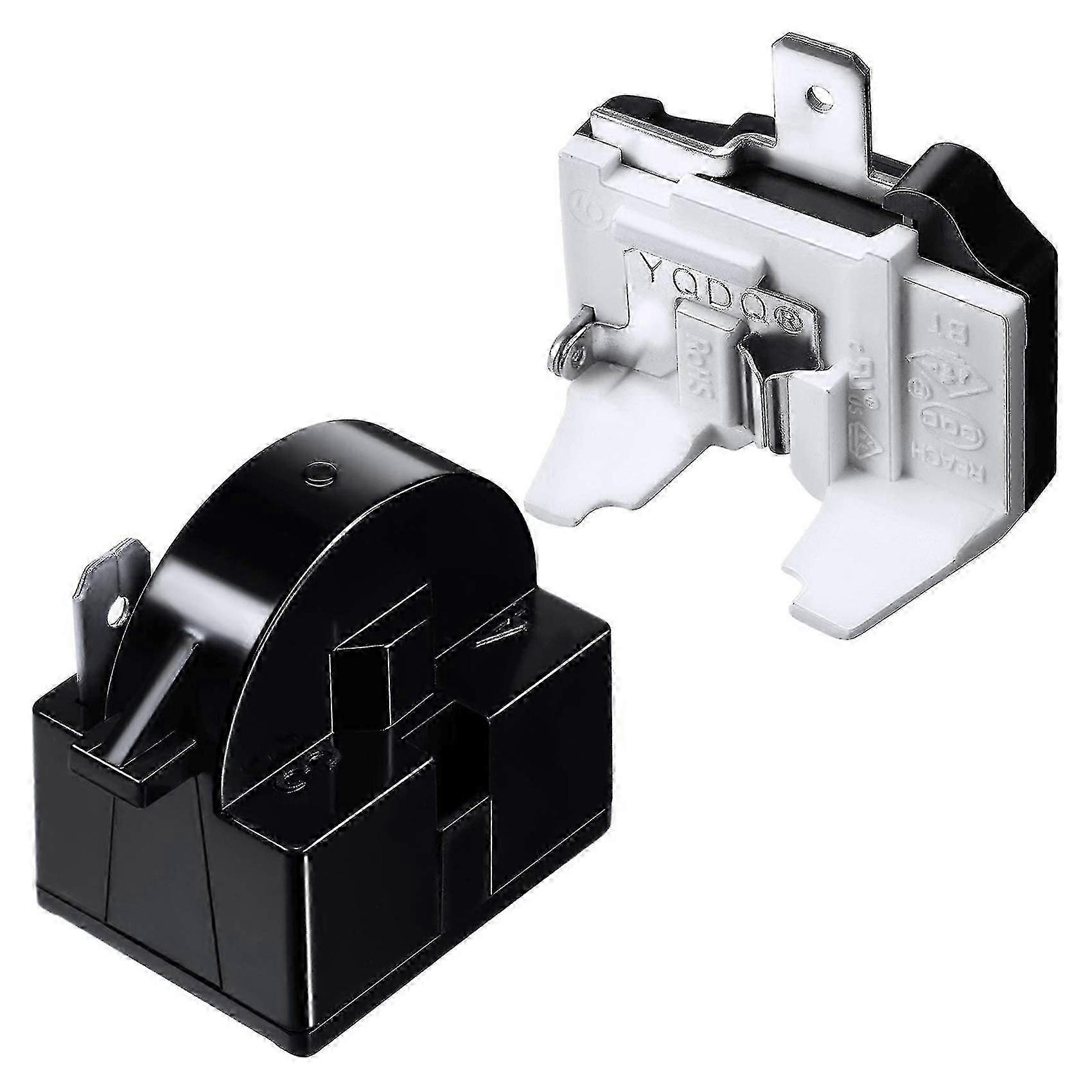 Starter Relay and Overload Protector Compatible with Refrigerator Model 6750C-0005P