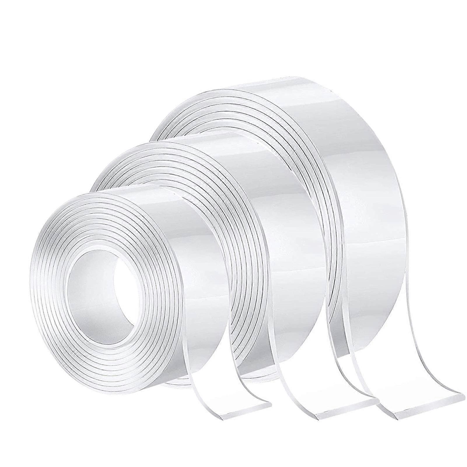 Nano Tape, DoubleSided Strong, Magic MultiPurpose, NonMarking, Washable (3 cm, 2 cm, 1 cm)