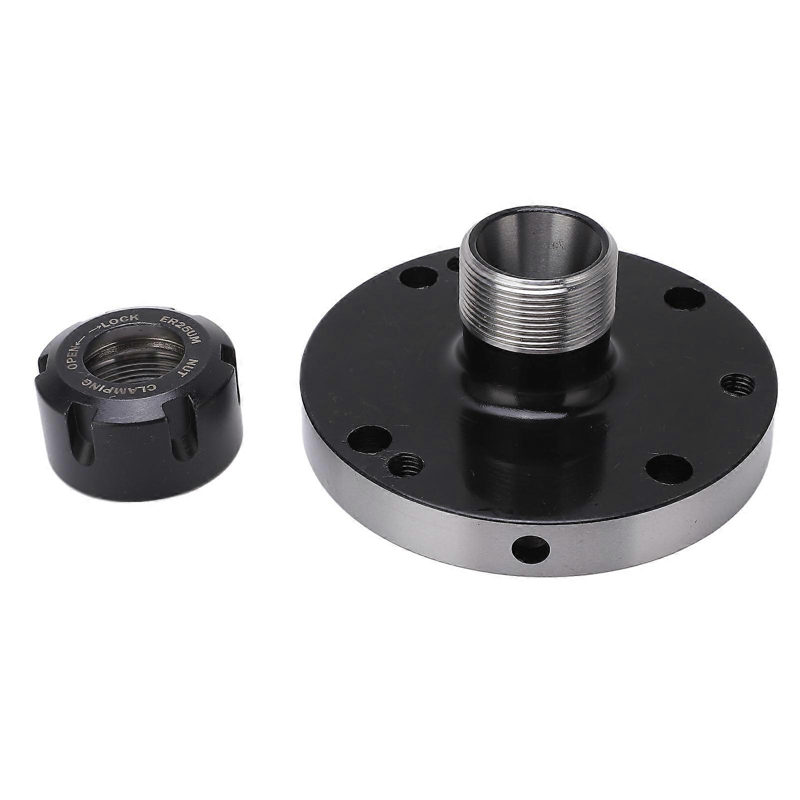 Collet Carbon Steel 100mm Diameter Chuck Lathe Part for CNC Milling Machine ER25