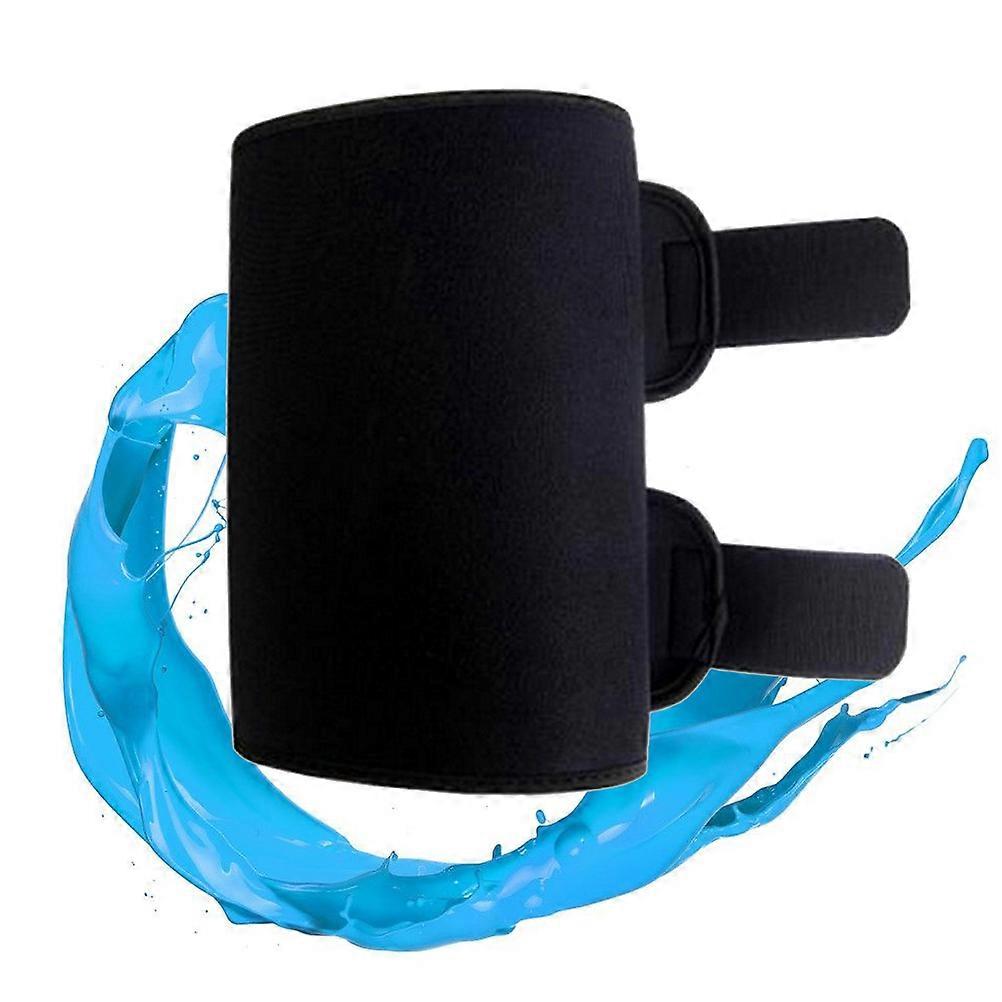 Calf Compression Sleeve Adjustable Waterproof Sports Support Wrap Guard For Basketball Black 24 x 52 x 0.3cm Keep Warm 1Pcs