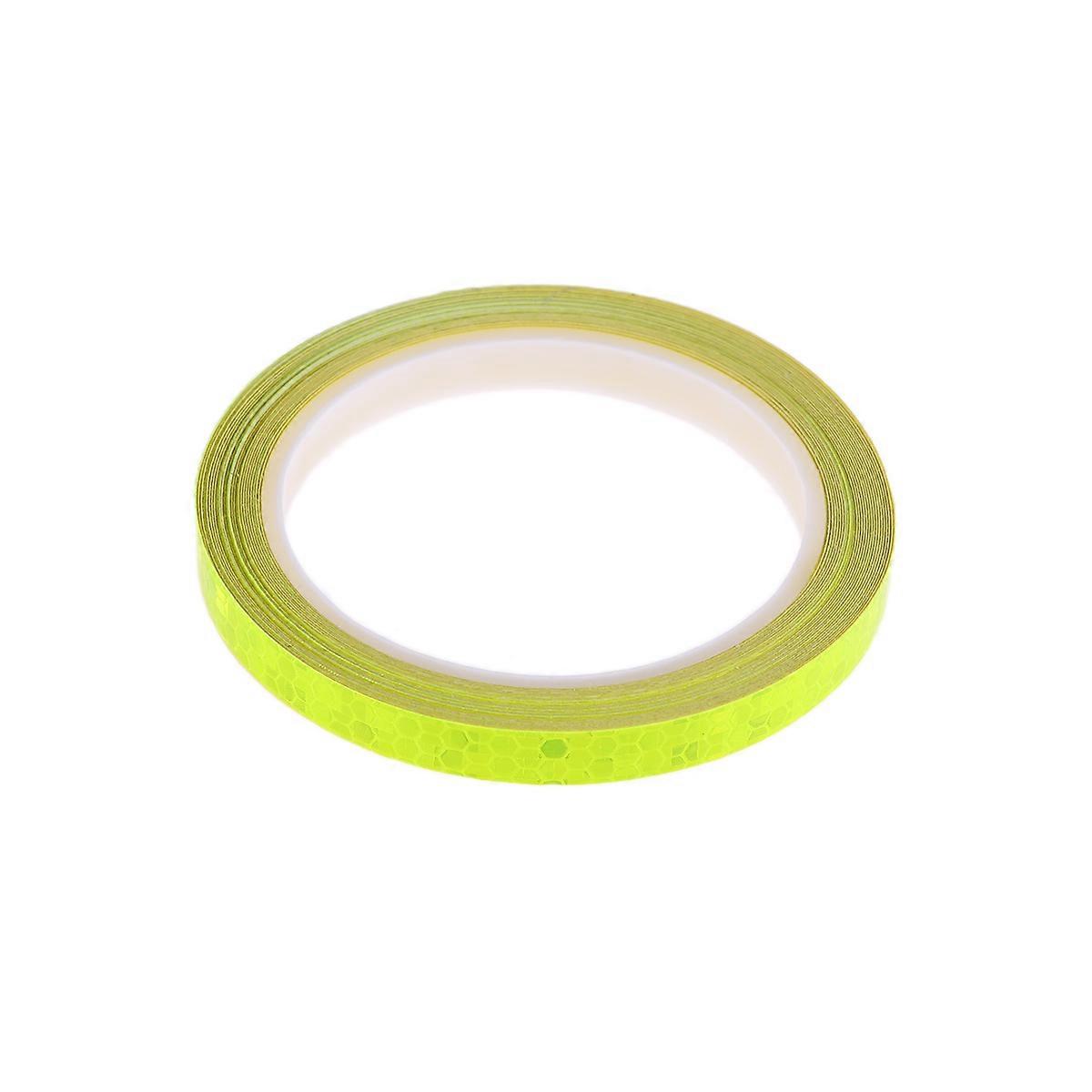 Yellow Reflective Tape for Bike Wheels Perfect for DIY Bicycle Safety and Decoration 8M