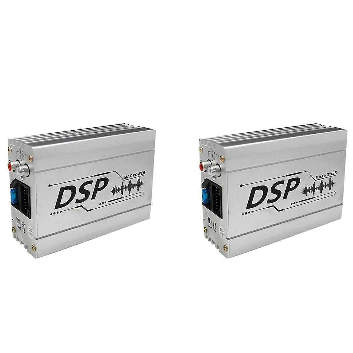 2X Digital Audio Processor Navigation Machine Sound Quality Enhancement Effect 4 In 6 Out Car Power