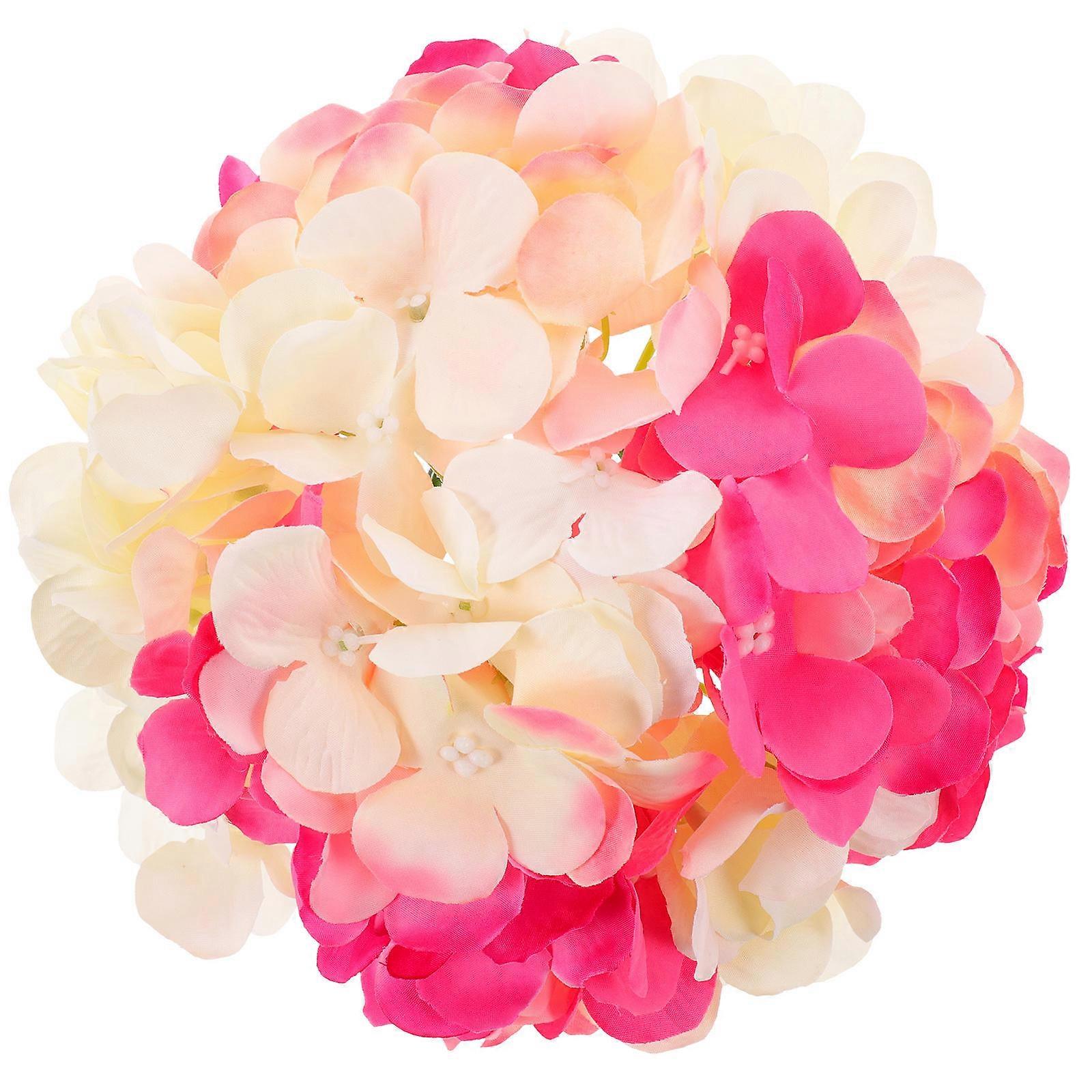 Decorative Artificial Flowers Spherical Shape Holiday Decoration Silk Material 1Set