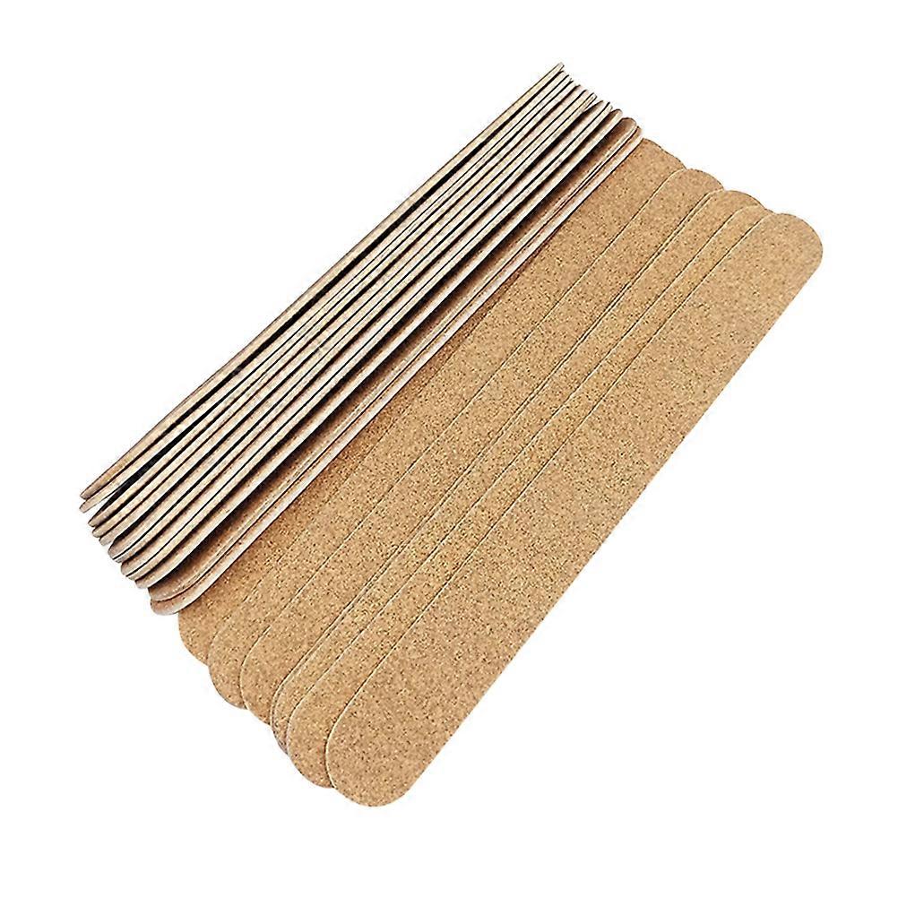 Nail Files for Nail Art with Abrasive Paper Khaki Color Must Have Tool for Salon or Home Use 20pcs