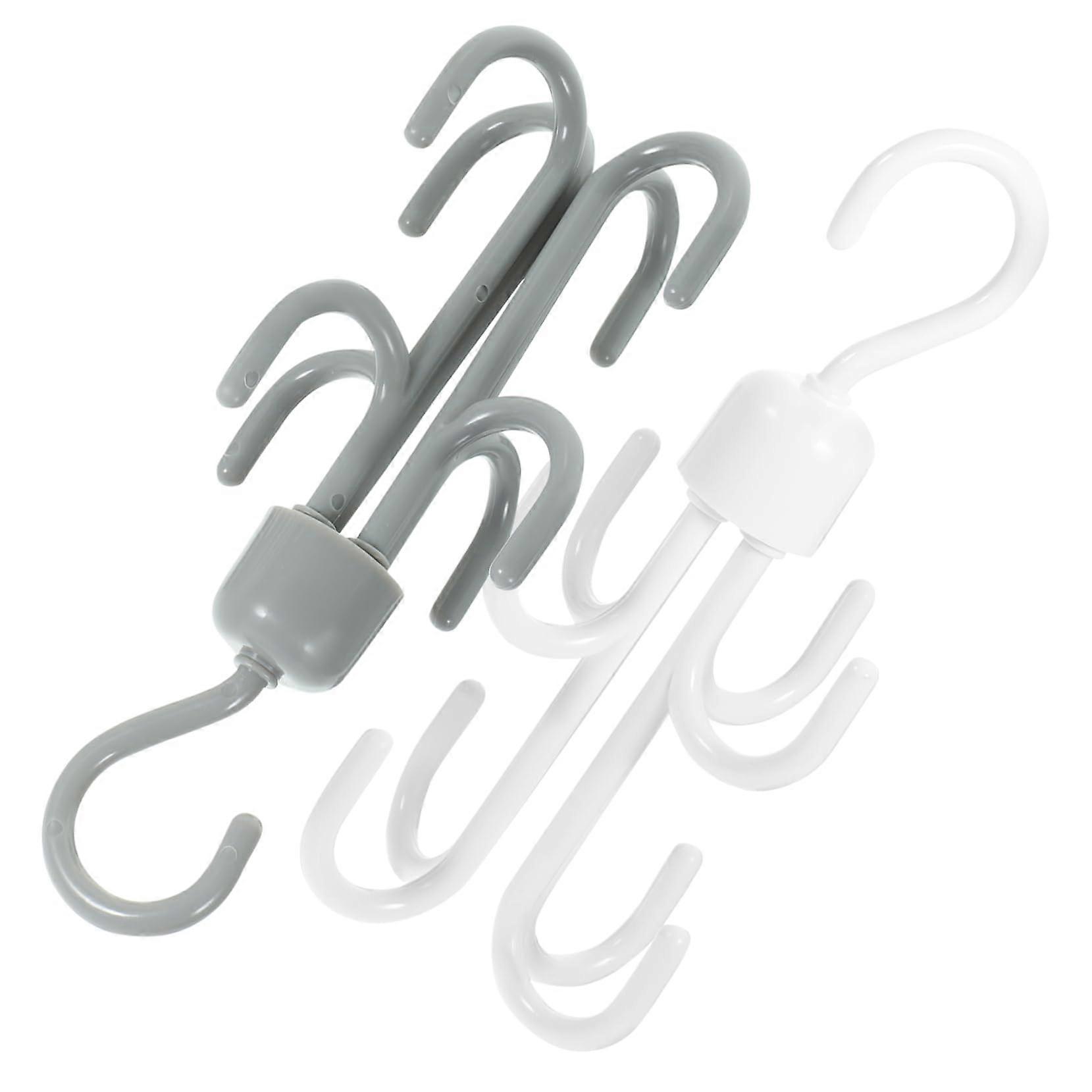 Belt Bra Hangers Pack of 2, Adjustable Cupboard Organiser System for Closet Storage, Durable PP Material