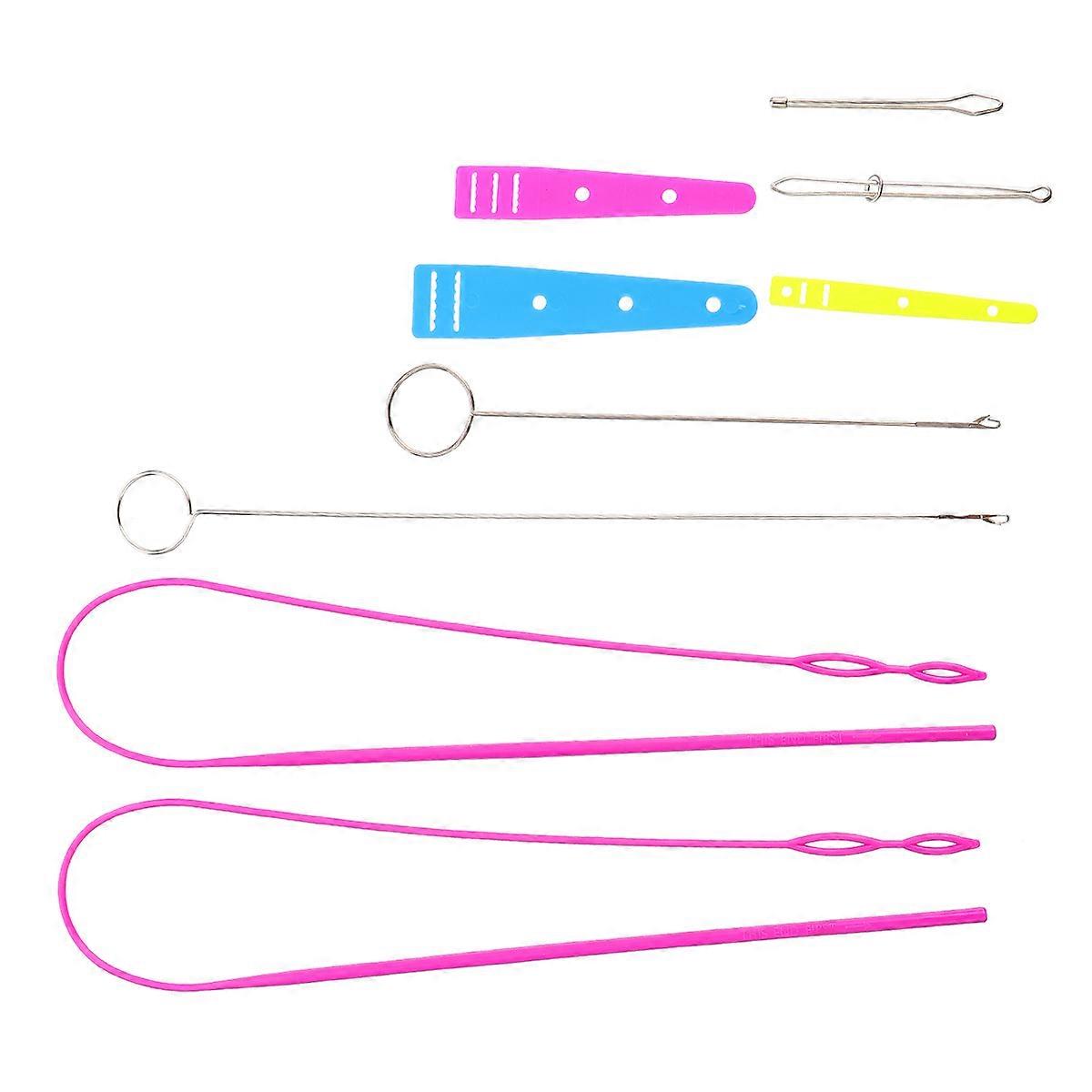 Diy Sewing Tool Threading Apparatus Sewing Tools Assorted Color 27.5X6CM Daily Life 1 Set of 9pcs