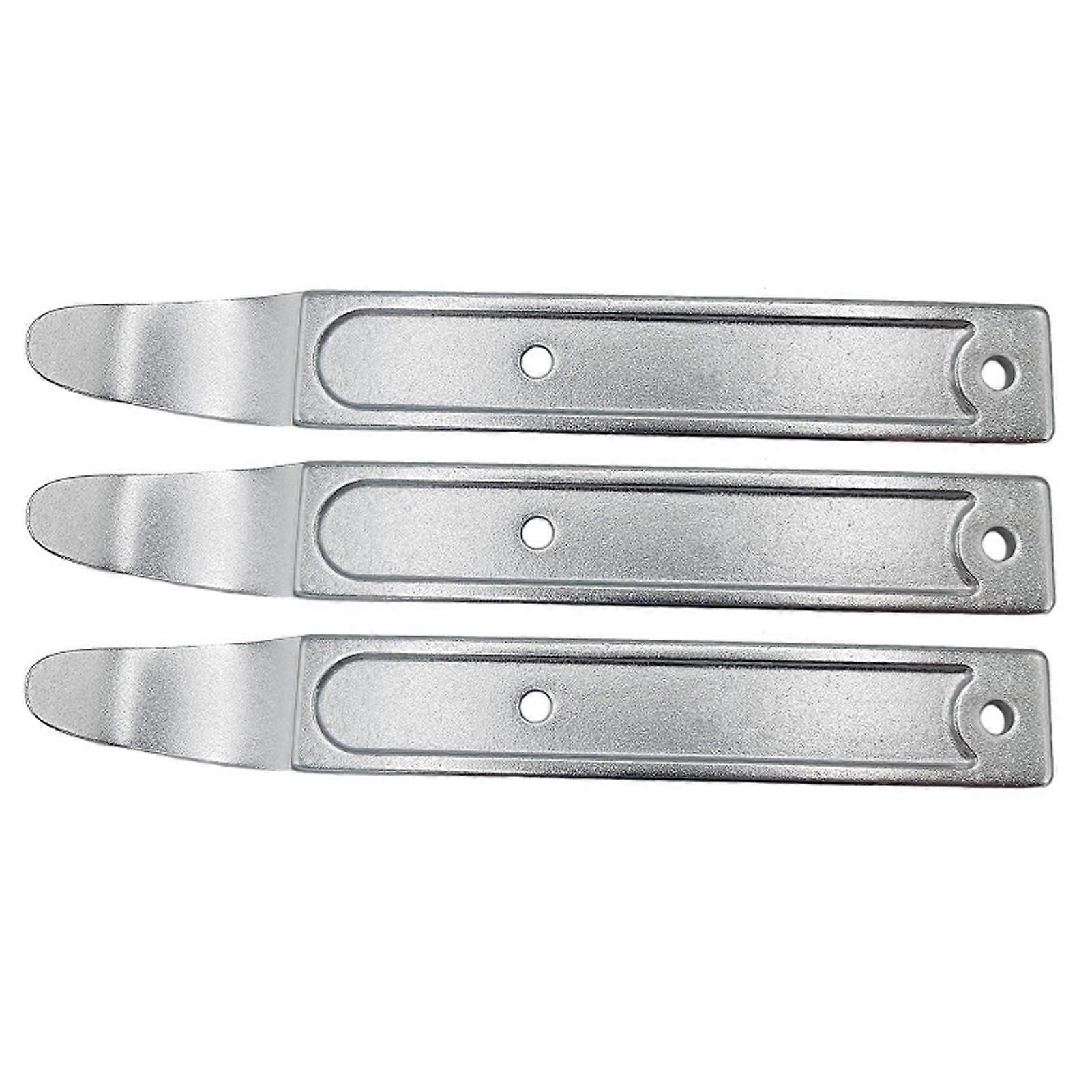 3-Piece Lever Bar, Ergonomic Portable Metal Lever Bar for Door Trim, Robust Automotive Modification Tool