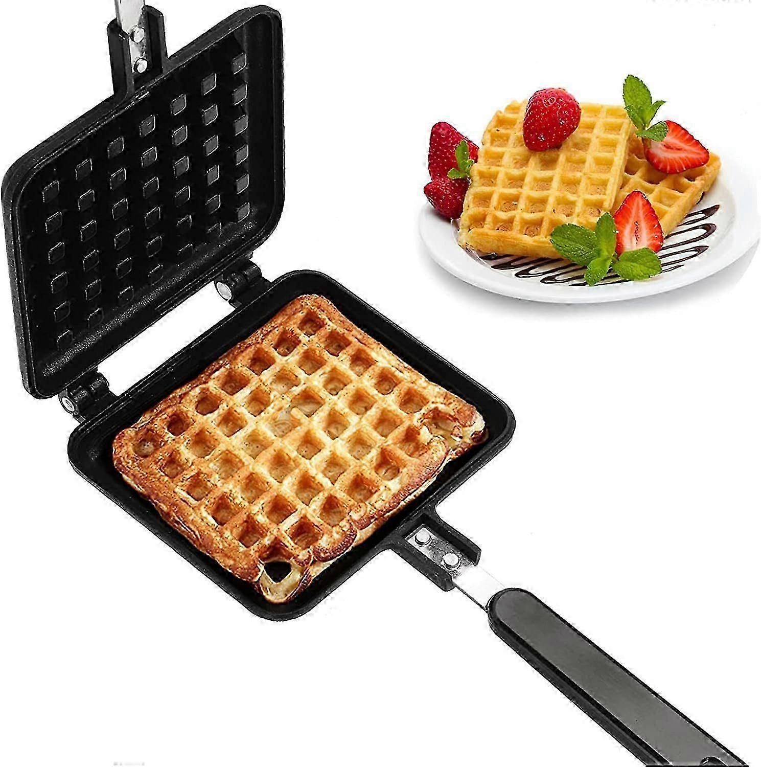 Waffle pan, essential baking tool for the kitchen at home, perfect for breakfast.